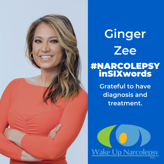 Ginger Zee - Wake Up Narcolepsy #NARCOLEPSYinSIXwords