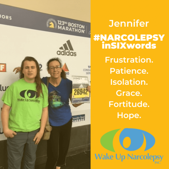 Frustration. Patience. Isolation. Grace. Fortitude. Hope. - Narcolepsy in Six words - Jennifer