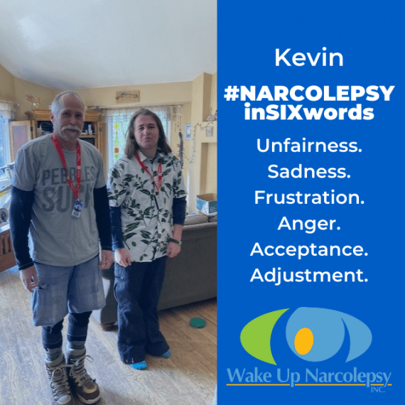Unfairness. Sadness. Frustration. Anger. Acceptance. Adjustment. - Narcolepsy in Six words - Kevin