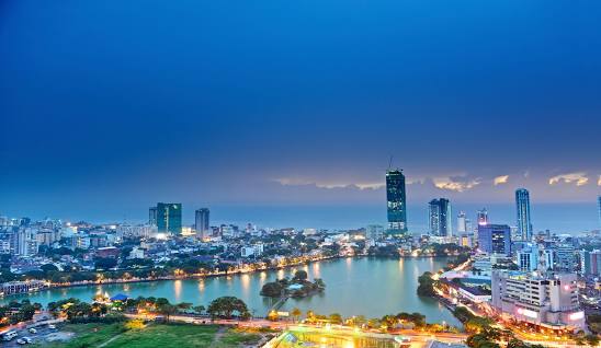 Skyline of Colombo Sri Lanka