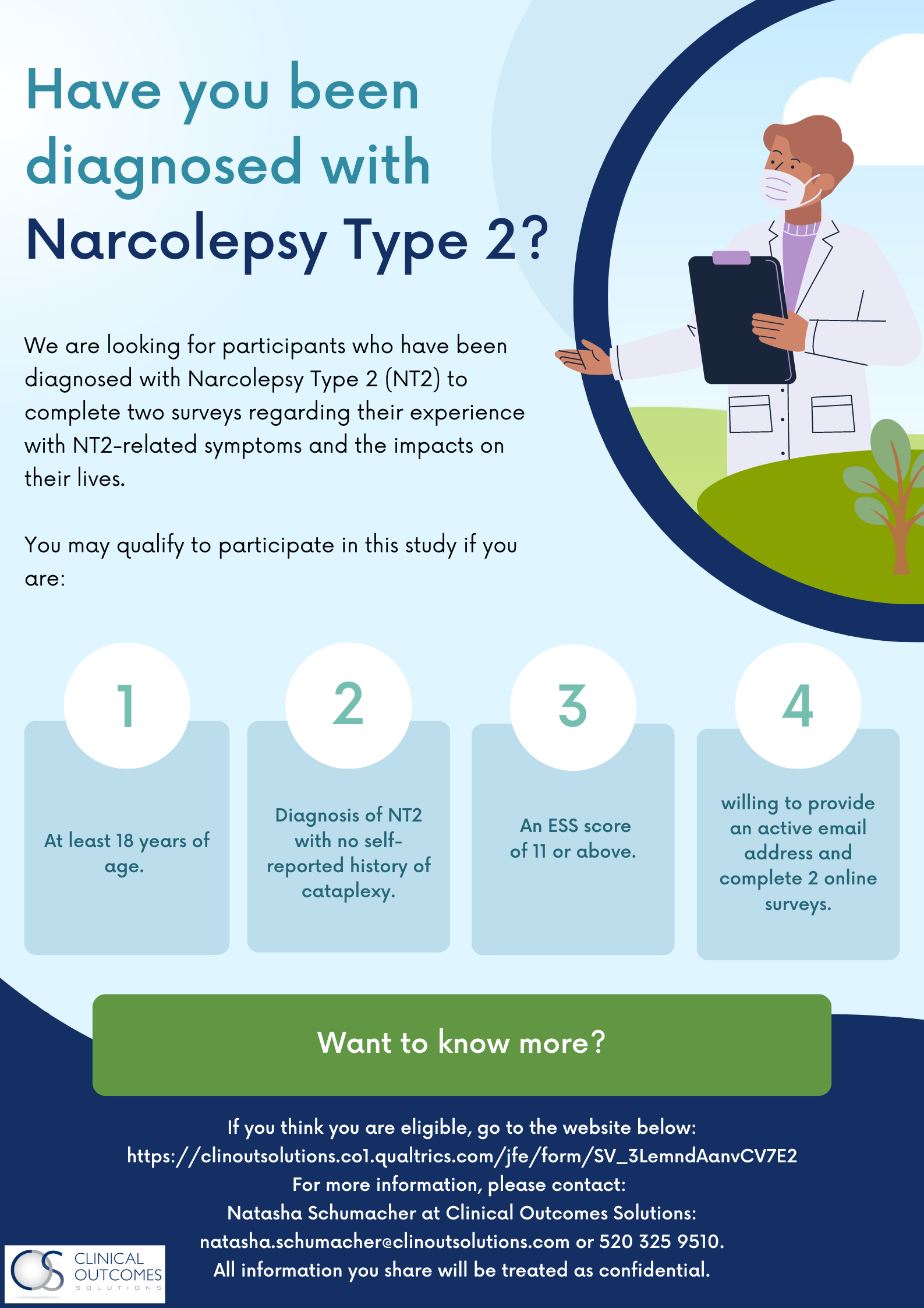 Have you been diagnosed with Narcolepsy Type 2?